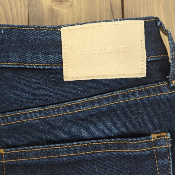 Everlane The Curvy High-Rise Crop Skinny Jean Dark Wash - Picture 11 of 12